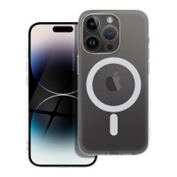Puzdro FROST MAG COVER s ochranou fotoaparátu kompatibilné s MagSafe pre IPHONE 14 Pro transparentné