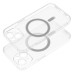 Puzdro FROST MAG COVER s ochranou fotoaparátu kompatibilné s MagSafe pre IPHONE 16 transparentné