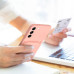 Puzdro na kartu pre SAMSUNG A14 5G / A14 4G pink 
