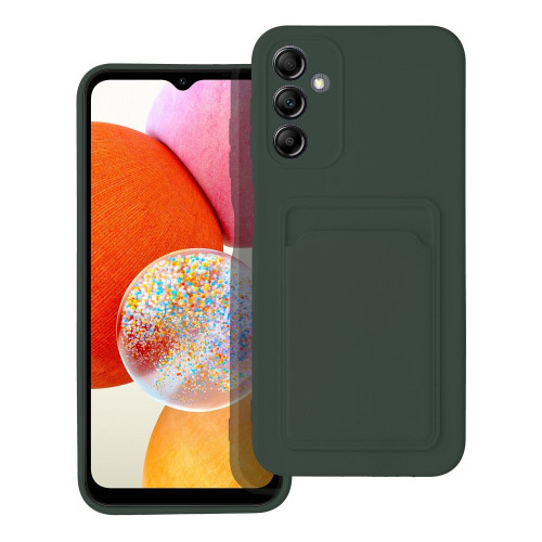 Puzdro na kartu pre SAMSUNG A14 5G / A14 4G zelené 