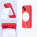 Púzdro SILICONE MAG COVER kompatibilné s MagSafe pre Apple iPhone 14 Pro Max červené