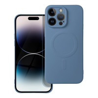 Púzdro SILICONE MAG COVER kompatibilné s MagSafe pre Apple iPhone 14 Pro Max modré
