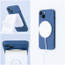 Púzdro SILICONE MAG COVER kompatibilné s MagSafe pre Apple iPhone 14 Pro Max modré