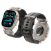 Puzdro SPIGEN DURAPRO ARMOR pre APPLE Watch 6/7/8/9/10/SE/ULTRA 1/2 (44/45/46/49 mm) sivé
