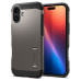 Puzdro SPIGEN TOUGH ARMOR MAG kompatibilné s MagSafe pre IPHONE 16, strieborná