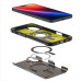 Puzdro SPIGEN TOUGH ARMOR MAG kompatibilné s MagSafe pre IPHONE 16, strieborná