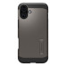 Puzdro SPIGEN TOUGH ARMOR MAG kompatibilné s MagSafe pre IPHONE 16, strieborná