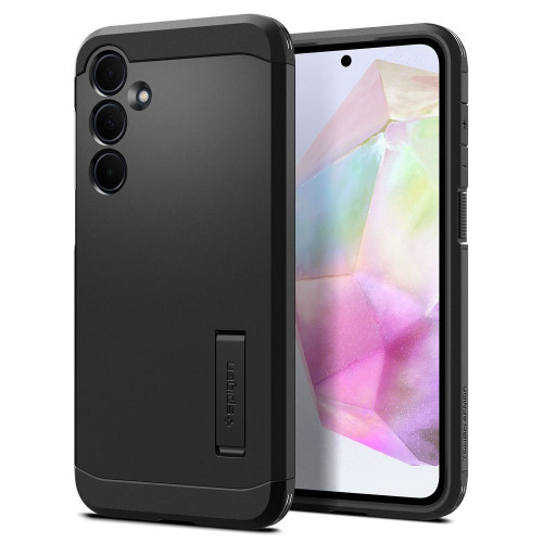 Puzdro SPIGEN TOUGH ARMOR pre SAMSUNG A35 5G čierne