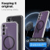 Puzdro SPIGEN ULTRA HYBRID Onetap Ring kompatibilné s MagSafe SAMSUNG S23 FE čierne