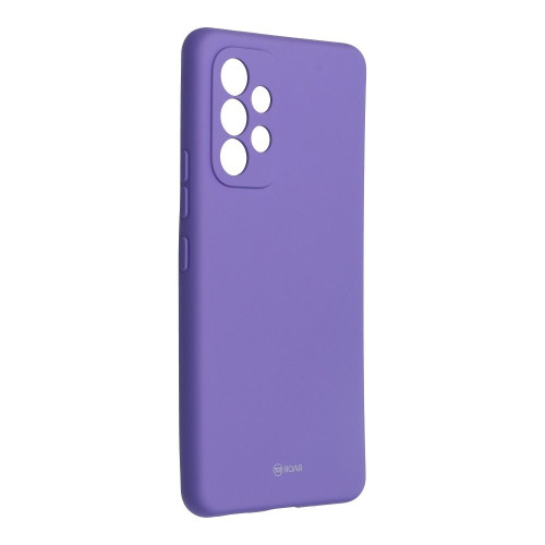 ROAR puzdro COLORFUL JELLY pre SAMSUNG A53 5G fialové