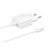 SAMSUNG originálna nabíjačka Typ C + kábel Typ C na Typ C PD 3A 15W EP-T1510XWEGEU biely blister