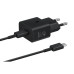 SAMSUNG originálna nabíjačka Typ C + kábel Typ C na Typ C PD 3A 25W GaN EP-T2510XBEGEU čierny blister