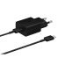 SAMSUNG originálna nabíjačka Type C + kábel Type C to Type C PD 3A 15W EP-T1510XBEGEU čierny blister