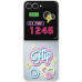 SAMSUNG originálne puzdro Flipsuite pre SAMSUNG Flip 6 EF-ZF741CTEGWW Transparentný blister