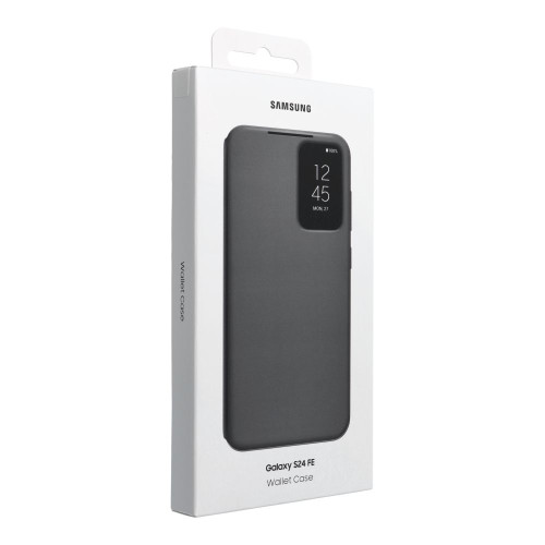 SAMSUNG originálne puzdro Smart View Wallet Case pre SAMSUNG S24FE EF-ZS721CBEGWW čierne blister