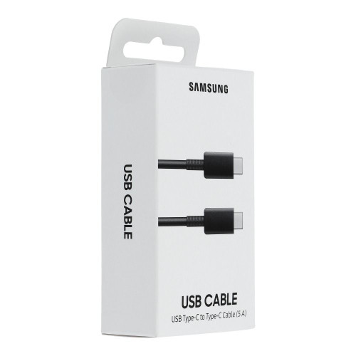 SAMSUNG originálny kábel Typ C na Typ C 5A EP-DN975BBEGWW 1 m čierny blister