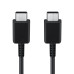 SAMSUNG originálny kábel typu C na typ C EP-DA705BBEGWW 1 m čierny blister