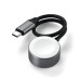 SATECHI nabíjací kábel typu C k APPLE Watch 5W ST-QCAWM 0,2 m vesmírne sivý