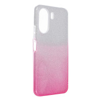 SHINING puzdro pre XIAOMI Redmi 13C / POCO C65 transparentné ružové