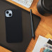 Silikonové puzdro Apple iPhone 16 Pro čierné