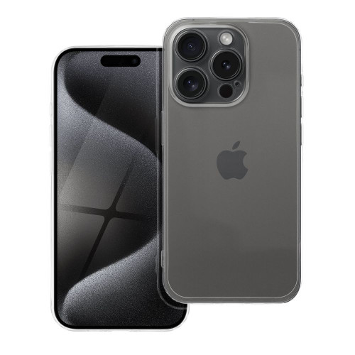 Silikonové puzdro Apple iPhone 16 Pro priehľadné 1,5mm