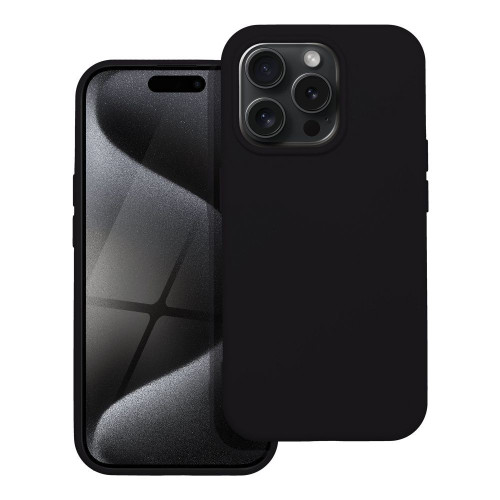 SILIKÓNOVÉ puzdro pre IPHONE 15 Pro čierne