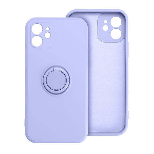 SILIKÓNOVÉ puzdro RING pre IPHONE 16 Plus fialové