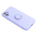 SILIKÓNOVÉ puzdro RING pre XIAOMI Redmi 14C fialové