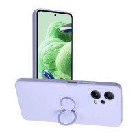 SILIKÓNOVÉ puzdro RING pre XIAOMI Redmi Note 12 5G fialové