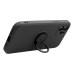 SILIKÓNOVÉ puzdro RING pre XIAOMI Redmi Note 14 5G čierne