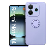 SILIKÓNOVÉ puzdro RING pre XIAOMI Redmi Note 14 5G violet