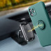 SILIKÓNOVÉ puzdro RING pre XIAOMI Redmi Note 14 Pro 5G zelené