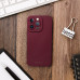 Silikónové Roar Luna puzdro pre Apple iPhone 14 Plus - bordové