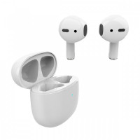 Slúchadlá Bluetooth TWS ART AP-TW-B1 s mikrofónom pre Lightning 8-pin białe
