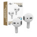 Slúchadlá Bluetooth TWS ART AP-TW-B1 s mikrofónom pre Lightning 8-pin białe