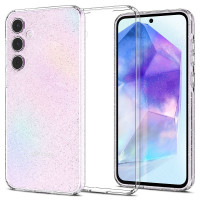 SPIGEN Liquid Glitter Crystal obal pre SAMSUNG A55 5G transparentný