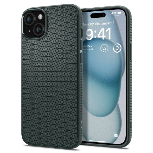 SPIGEN puzdro LIQUID AIR pre IPHONE 16 abbys green