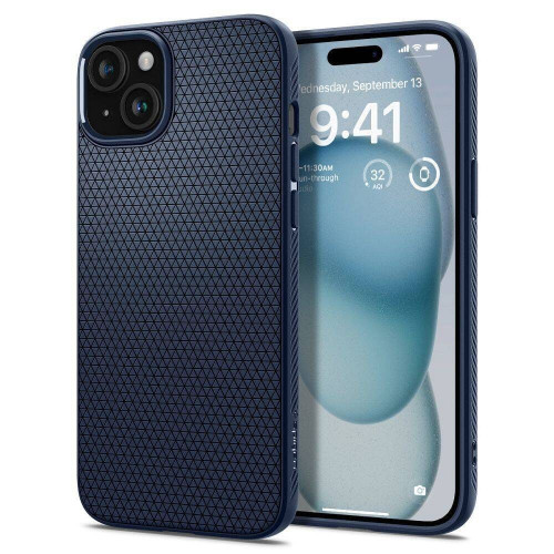 SPIGEN puzdro LIQUID AIR pre IPHONE 16 navy blue