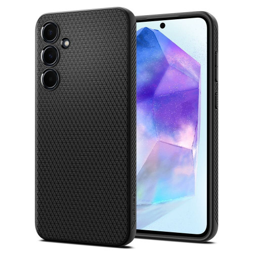 SPIGEN puzdro LIQUID AIR pre SAMSUNG A55 5G matné čierne