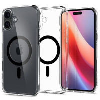 SPIGEN puzdro ULTRA HYBRID MAG kompatibilné s MagSafe pre IPHONE 16 Plus čierne