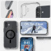SPIGEN puzdro ULTRA HYBRID MAG kompatibilné s MagSafe pre IPHONE 16 Plus čierne