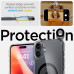 SPIGEN puzdro ULTRA HYBRID MAG kompatibilné s MagSafe pre IPHONE 16 Plus čierne