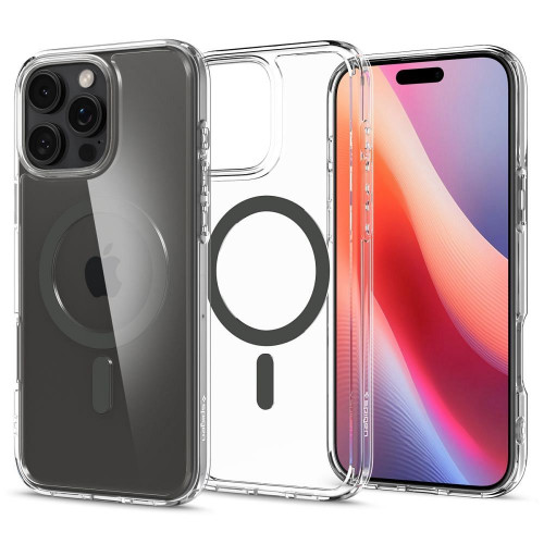 SPIGEN puzdro ULTRA HYBRID MAG kompatibilné s MagSafe pre IPHONE 16 Pro graphite