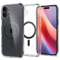 SPIGEN puzdro ULTRA HYBRID MAG kompatibilné s MagSafe pre IPHONE 16 uhlíkové vlákno