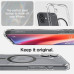 SPIGEN puzdro ULTRA HYBRID MAG kompatibilné s MagSafe pre IPHONE 16 uhlíkové vlákno