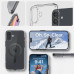 SPIGEN puzdro ULTRA HYBRID MAG kompatibilné s MagSafe pre IPHONE 16 uhlíkové vlákno
