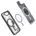 SPIGEN puzdro ULTRA HYBRID MAG kompatibilné s MagSafe pre IPHONE 16E 2025 zero one black
