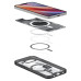 SPIGEN puzdro ULTRA HYBRID MAG kompatibilné s MagSafe pre IPHONE 16E 2025 zero one black