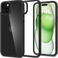 SPIGEN puzdro ULTRA HYBRID pre IPHONE 15 Plus matné čierne