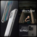 SPIGEN puzdro ULTRA HYBRID pre IPHONE 15 Pro frost clear